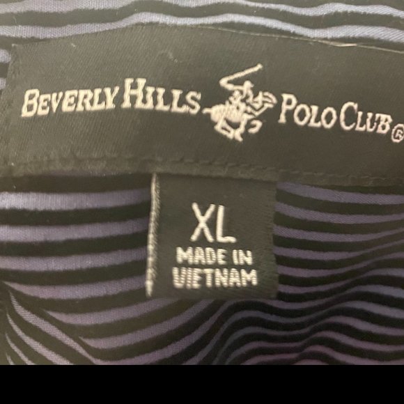 Men's Beverly Hills Polo Club Long Sleeve Button Down Dress Shirt - Picture 3 of 5